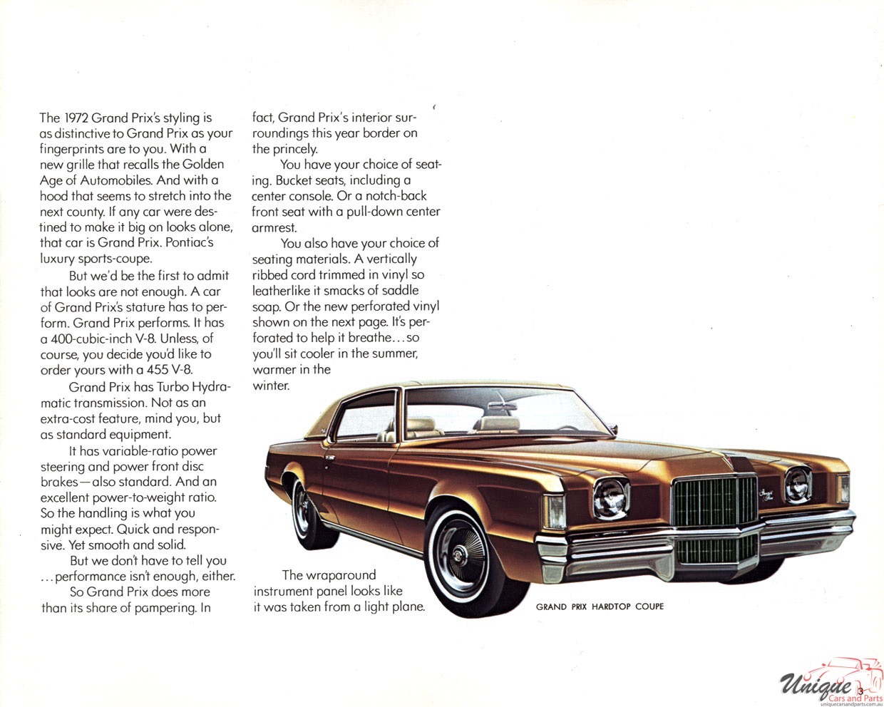 1972 Pontiac Brochure Page 12